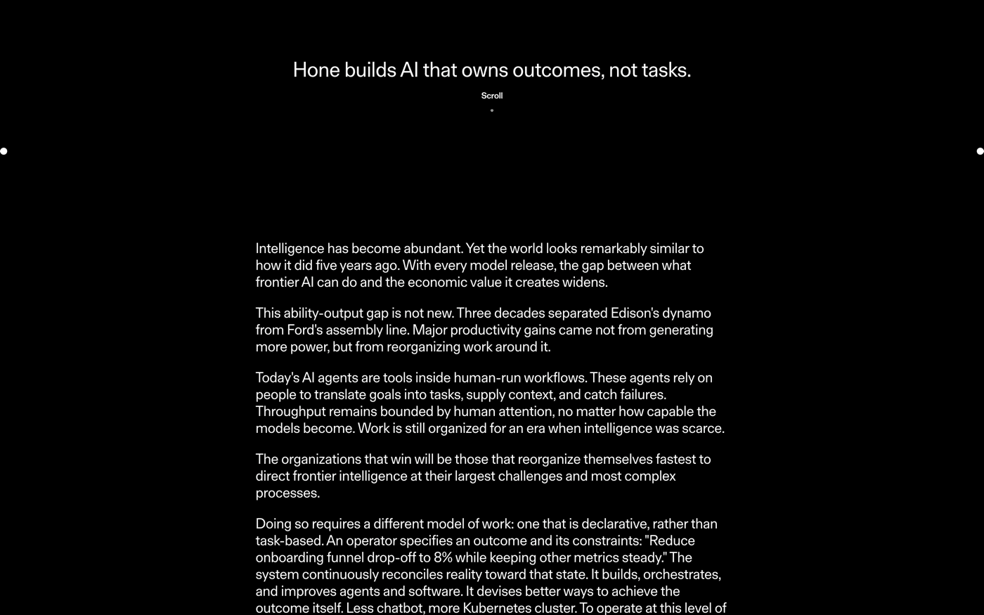 Hone manifesto