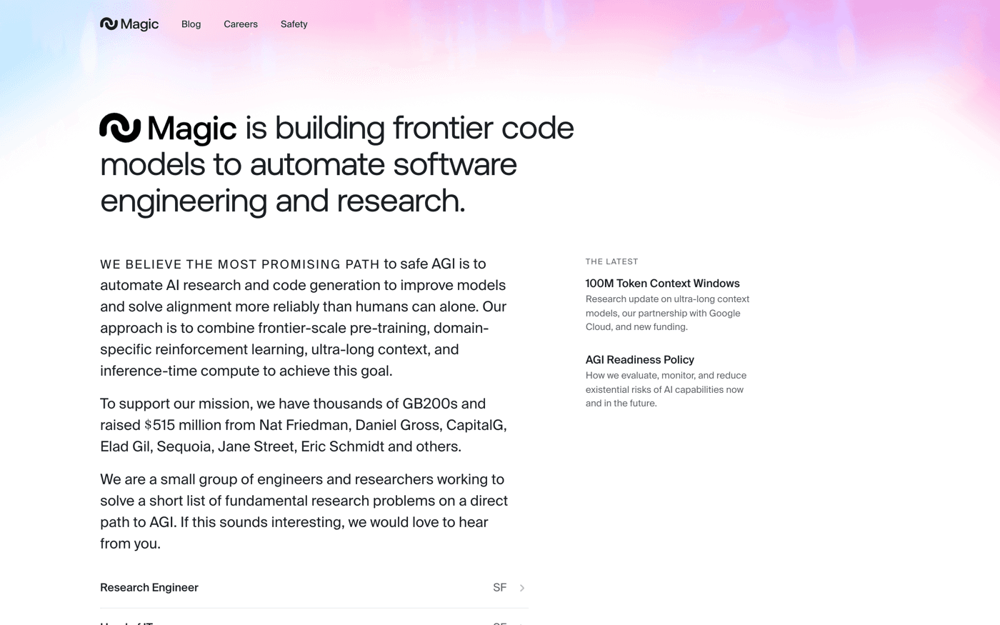 Magic manifesto